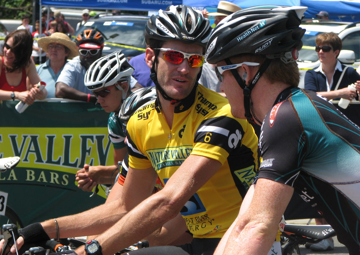 Rory Southerland and John Murphy having a chat before the start